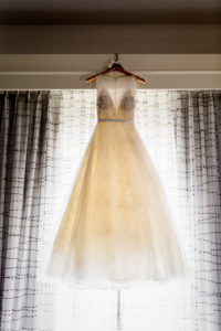 Ball gown lace wedding dress