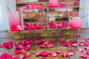 unique wedding table numbers and seating chart