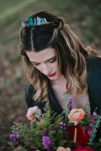 jeweled wedding crown