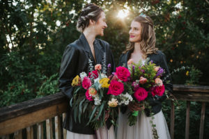 sunsets same sex wedding photography