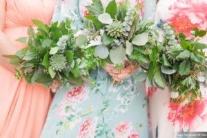 greenery only wedding bouquet