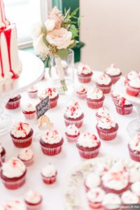 red velvet wedding cupcakes
