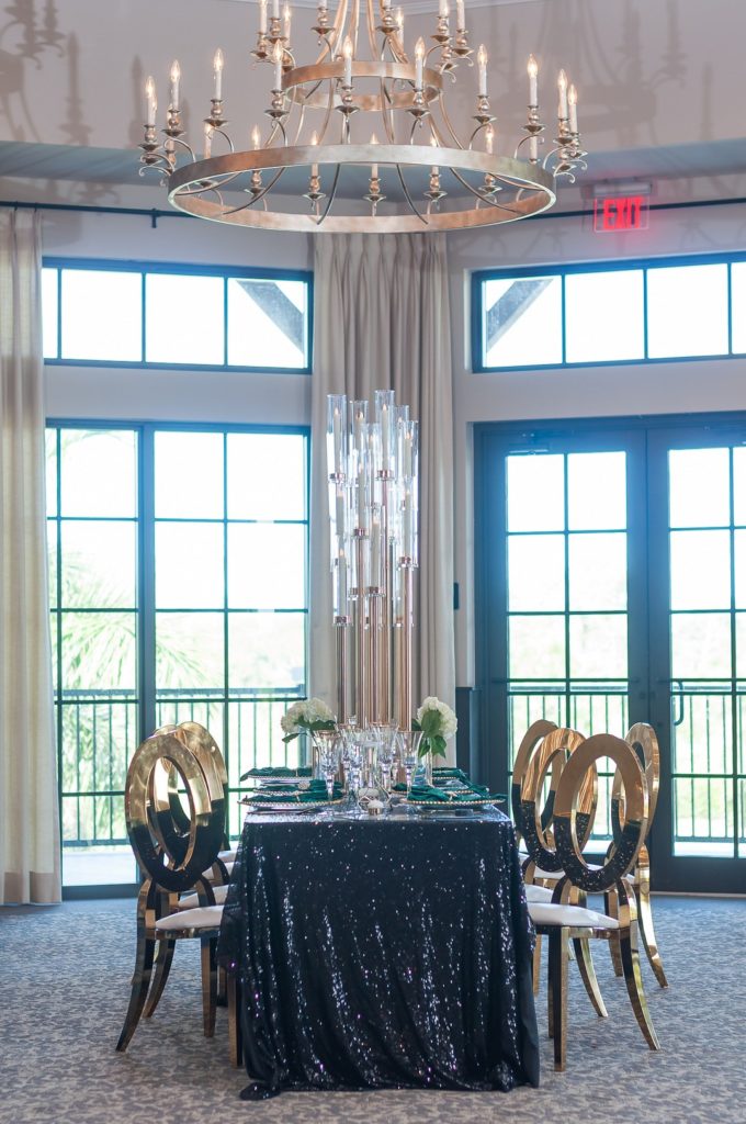 winter glam styled shoot